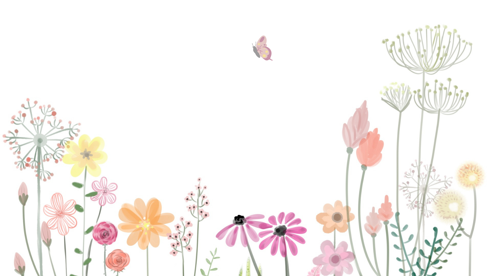 Watercolor Floral Welcome Spring Facebook Cover