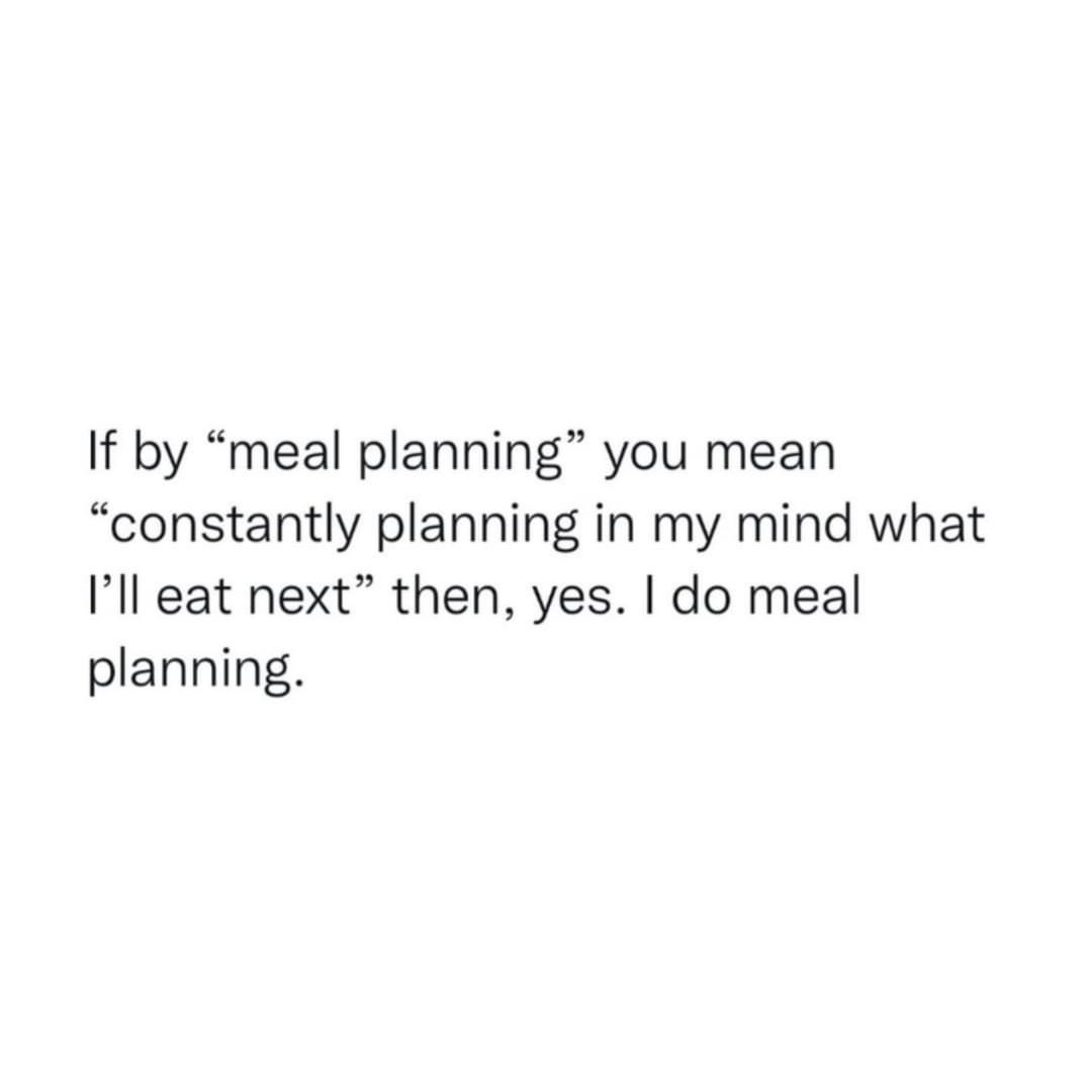Meal planning!